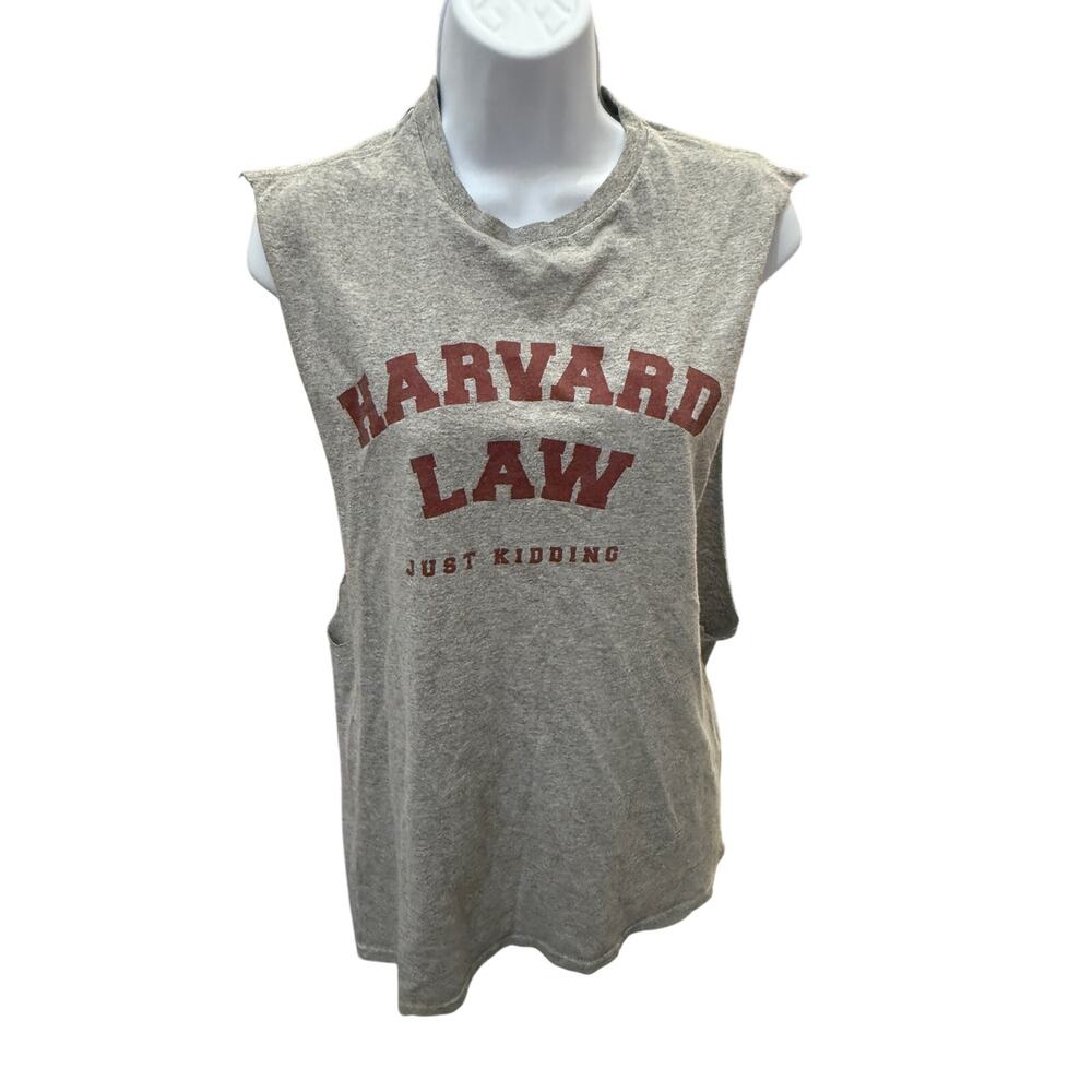 Harvard Law Alumni Just Kidding M Sleeveless Graphic T-shirt